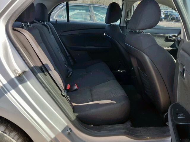 1G1ZC5E06CF301919 - 2012 CHEVROLET MALIBU 1LT 银色 照片 6
