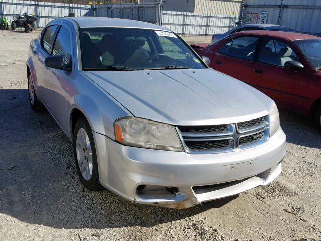 1B3BD4FB3BN538079 - 2011 DODGE AVENGER EX SILVER photo 1