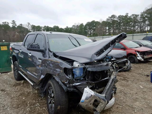 5TFFY5F12JX229482 - 2018 TOYOTA TUNDRA CRE GRAY photo 1