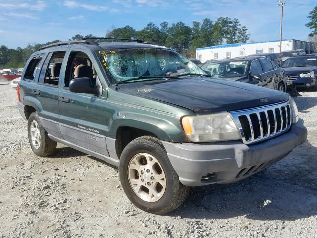 1J4GX48S11C605758 - 2001 JEEP GRAND CHER GREEN photo 1