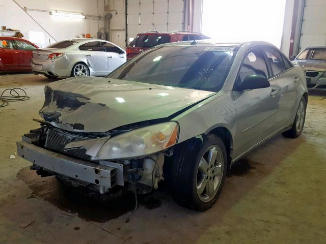 1G2ZH528254179047 - 2005 PONTIAC G6 GT SILVER photo 2