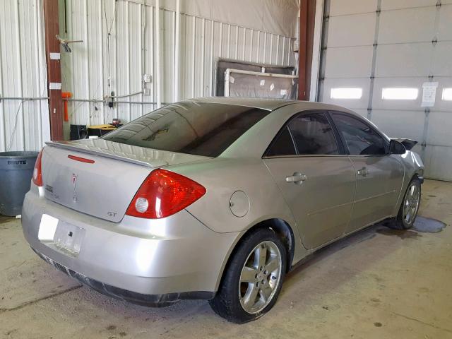 1G2ZH528254179047 - 2005 PONTIAC G6 GT SILVER photo 4