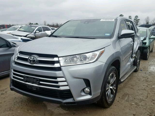 5TDZZRFH3HS230963 - 2017 TOYOTA HIGHLANDER SILVER photo 2