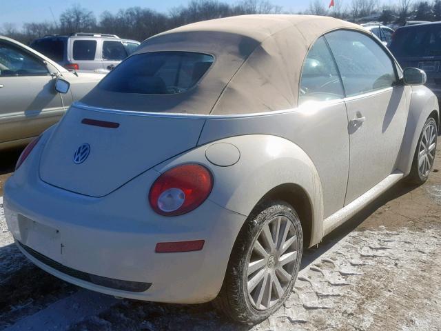 3VWRG31Y49M404757 - 2009 VOLKSWAGEN NEW BEETLE Beige Foto 4