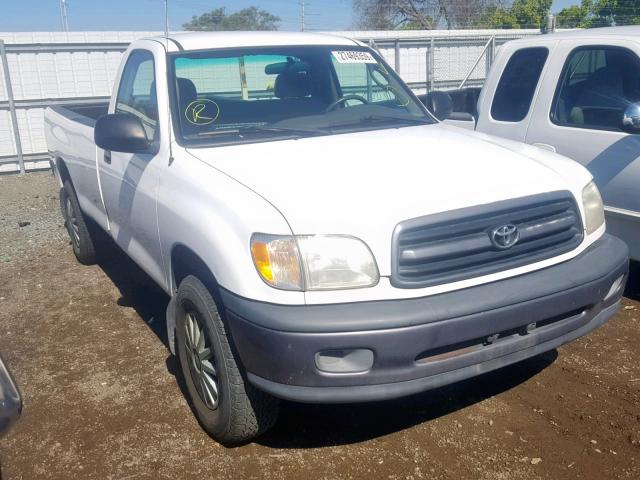 5TBJN32131S172110 - 2001 TOYOTA TUNDRA WHITE photo 1