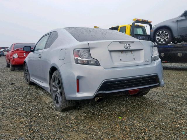 JTKJF5C75E3074232 - 2014 TOYOTA SCION TC SILVER photo 3