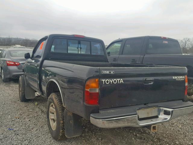 4TANM92NXXZ433477 - 1999 TOYOTA TACOMA PRE BLACK photo 3