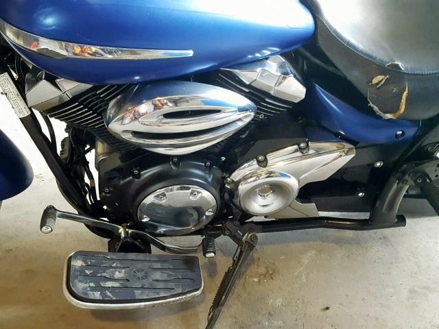 JYAVN01E7CA012285 - 2012 YAMAHA XVS950 A BLUE photo 7