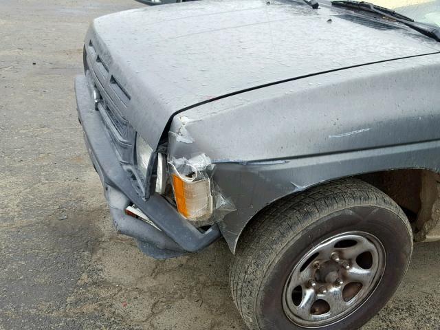 1N6HD16S4LC308004 - 1990 NISSAN D21 KING C GRAY photo 9