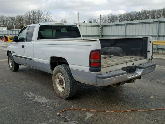 1B7KC236X1J233276 - 2001 DODGE RAM 2500 WHITE photo 3