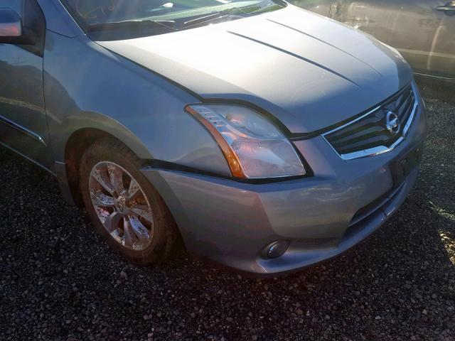 3N1AB6AP2AL722381 - 2010 NISSAN SENTRA 2.0 GRAY photo 9