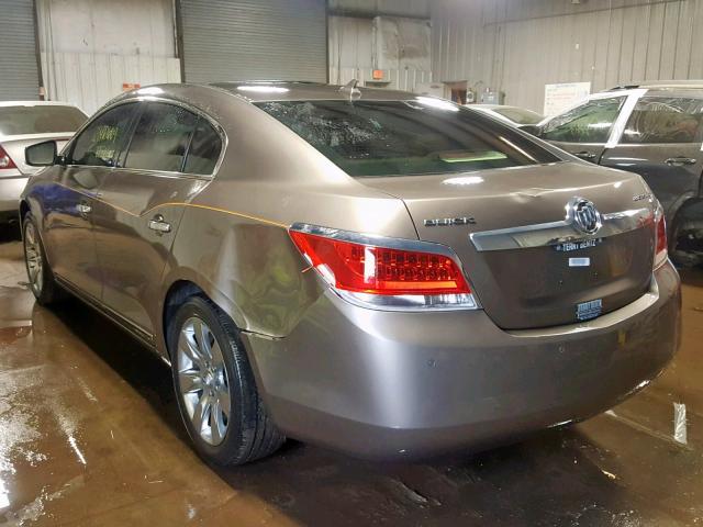 1G4GC5GG8AF144038 - 2010 BUICK LACROSSE C BROWN photo 3