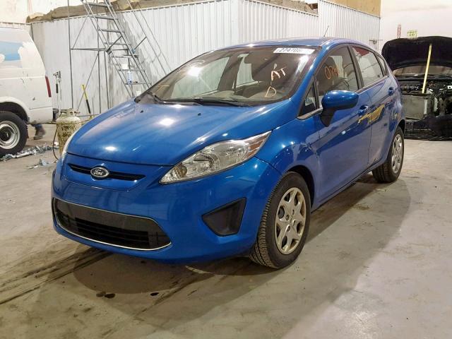 3FADP4EJ6CM158419 - 2012 FORD FIESTA SE BLUE photo 2