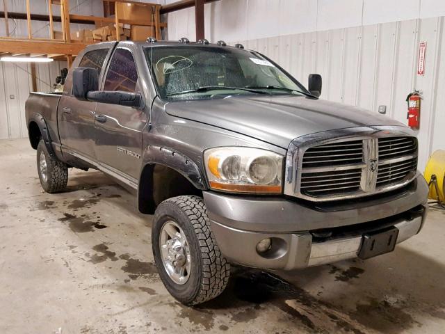 3D7LX39C66G185186 - 2006 DODGE RAM 3500 GRAY photo 1