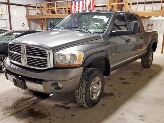 3D7LX39C66G185186 - 2006 DODGE RAM 3500 GRAY photo 2