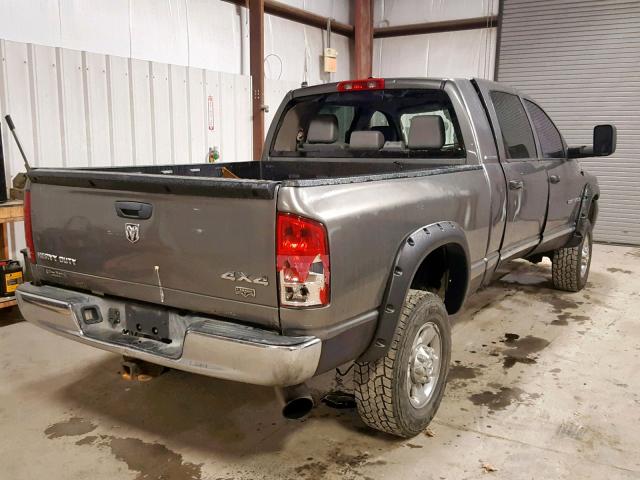 3D7LX39C66G185186 - 2006 DODGE RAM 3500 GRAY photo 4