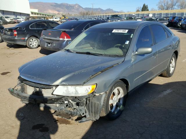 KMHFC46D67A209973 - 2007 HYUNDAI AZERA GLS GRAY photo 2