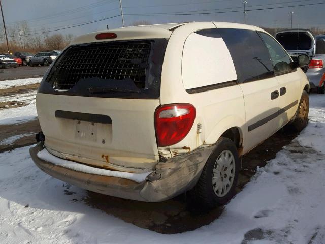 1D4GP21R87B178954 - 2007 DODGE CARAVAN C/ WHITE photo 4