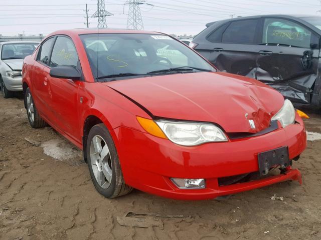 1G8AW18B77Z133367 - 2007 SATURN ION LEVEL RED photo 1