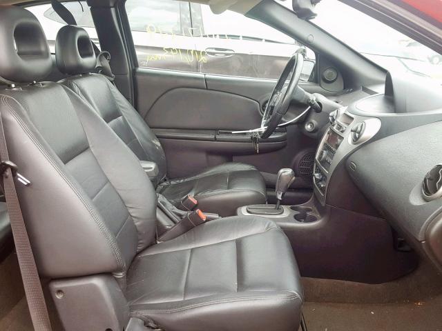 1G8AW18B77Z133367 - 2007 SATURN ION LEVEL RED photo 5