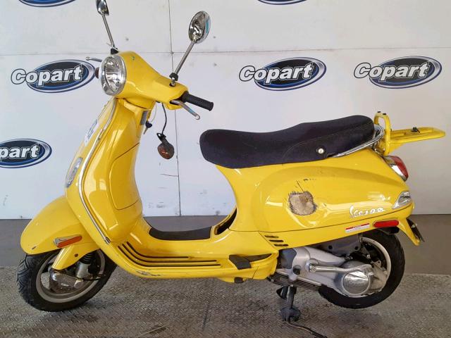 ZAPM448F675012297 - 2007 VESPA PIAGGIO YELLOW photo 9