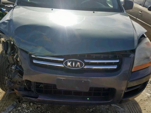 KNDJF724167246955 - 2006 KIA NEW SPORTA GREEN photo 7