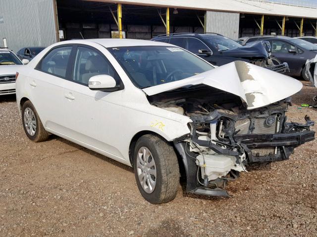 KNAFU4A28A5821578 - 2010 KIA FORTE EX WHITE photo 1