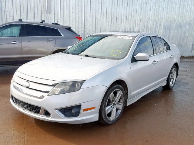 3FAHP0KCXAR112690 - 2010 FORD FUSION SPO SILVER photo 2