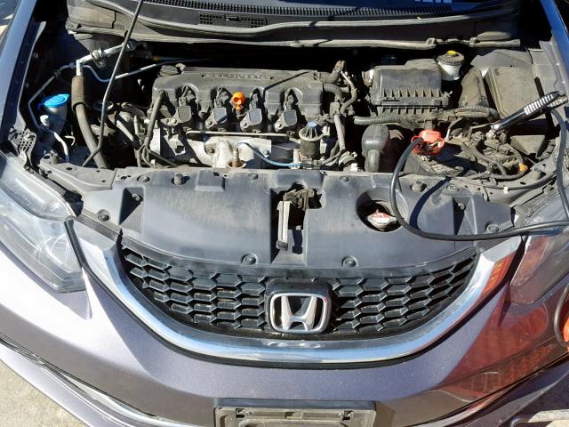 2HGFB2F90FH528374 - 2015 HONDA CIVIC EXL GRAY photo 7