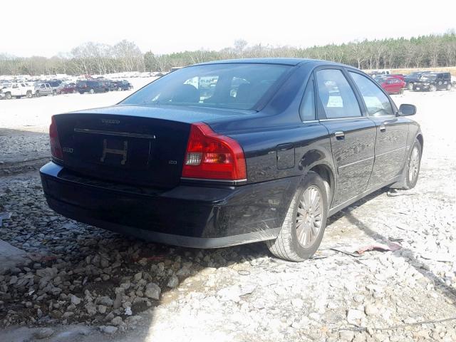 YV1TS92D741358542 - 2004 VOLVO S80 BLACK photo 4