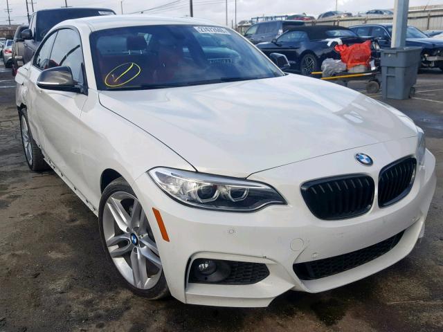 WBA2F9C37HV635813 - 2017 BMW 230I WHITE photo 1