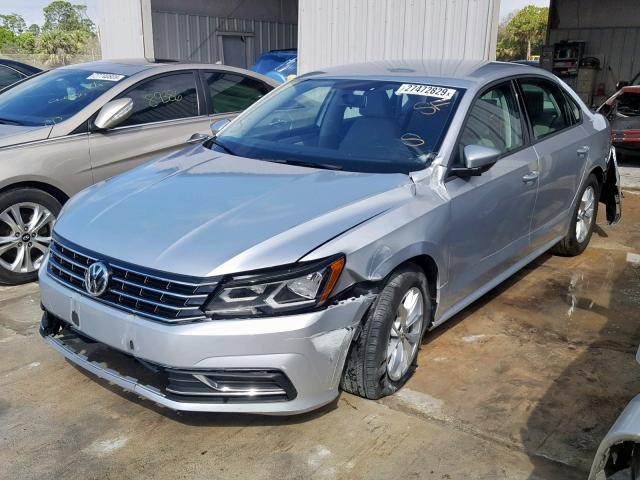 1VWAA7A32JC025658 - 2018 VOLKSWAGEN PASSAT S SILVER photo 2