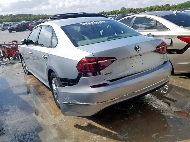 1VWAA7A32JC025658 - 2018 VOLKSWAGEN PASSAT S SILVER photo 3