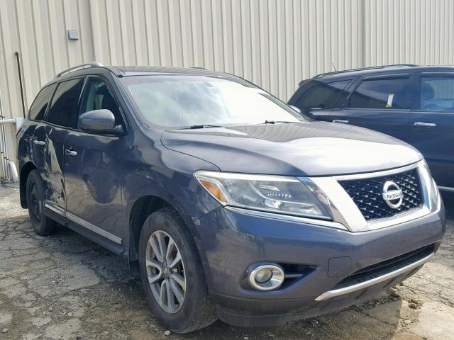 5N1AR2MN5DC633122 - 2013 NISSAN PATHFINDER GRAY photo 1