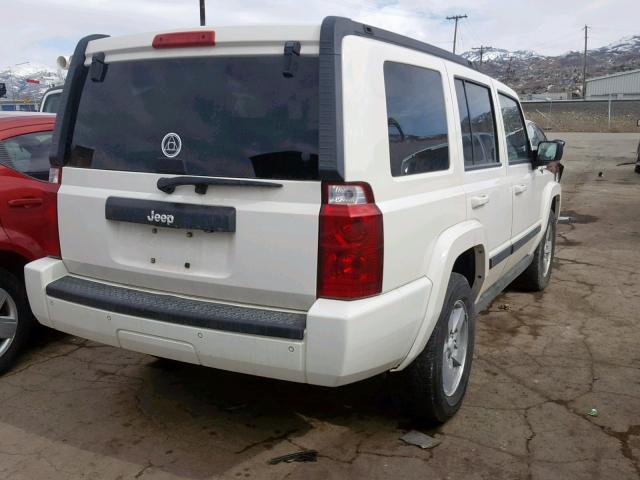 1J8HH48K68C167670 - 2008 JEEP COMMANDER WHITE photo 4