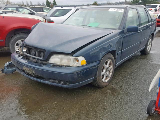 YV1LS5674W2554285 - 1998 VOLVO S70 GLT GREEN photo 2