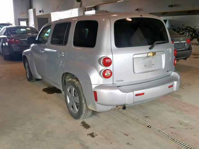 3GNCA13B49S629559 - 2009 CHEVROLET HHR LS Plata foto 3