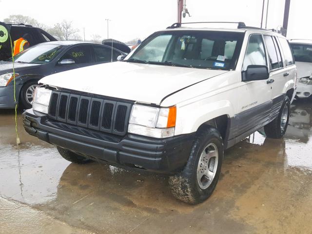 1J4FX58S3WC233591 - 1998 JEEP GRAND CHER WHITE photo 2