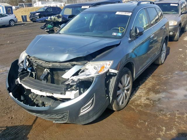 JM3TB3MV4A0215551 - 2010 MAZDA CX-9 GRAY photo 2