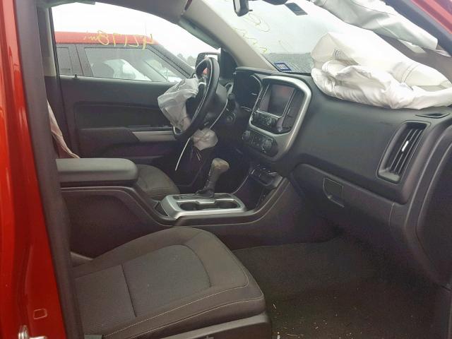1GCGSCE33G1249717 - 2016 CHEVROLET COLORADO L ORANGE photo 5