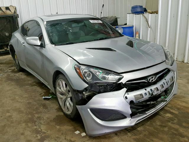 KMHHT6KD7DU081201 - 2013 HYUNDAI GENESIS CO SILVER photo 1