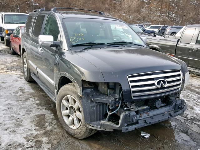 5N3AA08C94N808844 - 2004 INFINITI QX56 BLACK photo 1