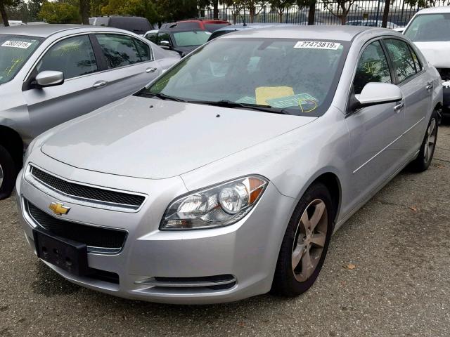 1G1ZC5EU9CF117710 - 2012 CHEVROLET MALIBU 1LT 银色 照片 2