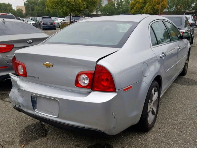 1G1ZC5EU9CF117710 - 2012 CHEVROLET MALIBU 1LT 银色 照片 4