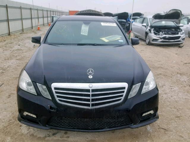 WDDHF2EB7BA492682 - 2011 MERCEDES-BENZ E 350 BLUE BLACK photo 9