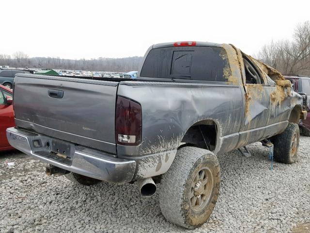 1D7KS28C66J236934 - 2006 DODGE RAM 2500 S GRAY photo 4