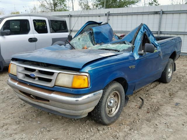 1FTCR10A3SUA45415 - 1995 FORD RANGER GREEN photo 2