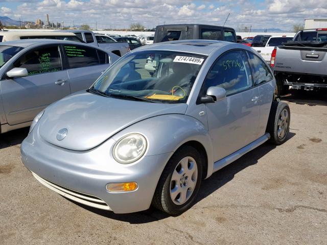3VWCK21C13M425737 - 2003 VOLKSWAGEN NEW BEETLE Silber Foto 2