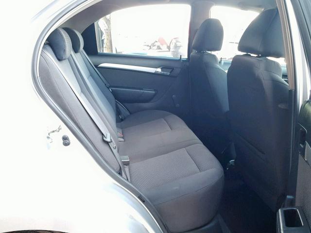KL1TD5DE4BB167514 - 2011 CHEVROLET AVEO LS SILVER photo 6