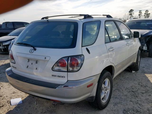 JTJGF10UX10095476 - 2001 LEXUS RX 300 WHITE photo 4